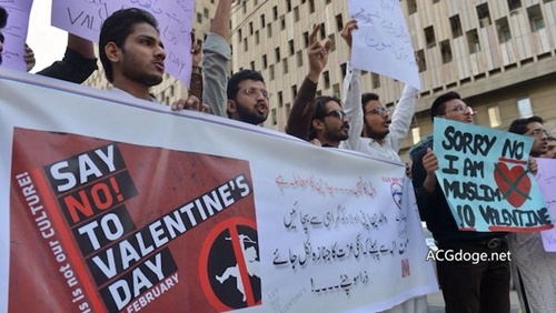 不行这不 ，巴基斯坦首都 堡法庭颁布禁令禁止庆祝情人节 - ACG17.COM